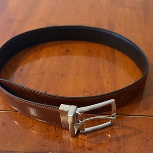 Men's Brown Vegan Leather Belt